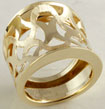 4 Grams 14K Yellow Gold Women Fashion Ring New