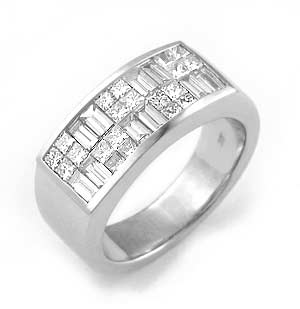 3.25 Princess Diamond Engagement Wedding Ring W Gold