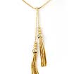 6.78gm 14k Italian Yellow Gold Pendant Necklace
