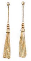 4.57 gm Dangling Earrings 14k Yellow Gold 2 1/2 inch