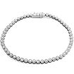 1/2 CT Round Diamond Tennis Bracelet 14K White Gold