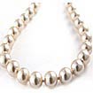 18 inch White Fresh Cultured Pearls Necklace & Earring