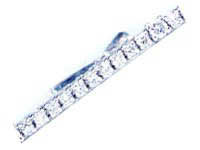 1 1/4 CT Round Diamond Tennis Bracelet 18K White Gold