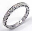 1/4 CT Round Diamond Eternity Wedding Band Ring 14K White Gold