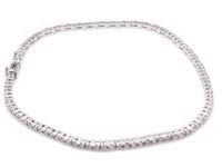 1.00 CT Round Diamond Tennis Bracelet 14k White Gold