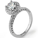 1.73Ct Natural Round Diamond Women's Wedding Engagement Ring 14k White Gold