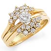 1.00 CT Round Solitaire Engagement Diamond Ring 14K Yellow gold