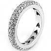 1.25 CT Round Eternity Diamond Wedding Band Ring PLATINUM