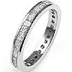 1.15 Ct Princess Eternity Diamond Wedding Band Ring 14K White Gold