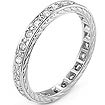 1/2 Ct Round Eternity Diamond Wedding Band 14K White Gold