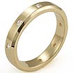 0.30 CT Princess Eternity Diamond wedding Band 14K Yellow Gold