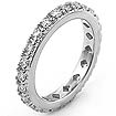 1 CT Round Eternity Diamond Wedding band Ring 18k White Gold