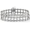 6.00 CT Round Natural Diamond Bracelet 18K White Gold