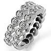 0.60Ct Round Bridal Set Anniversary 2 Band Ring 14k White Gold