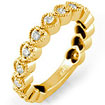 0.30Ct Round Bridal Wedding Anniversary Band Ring 14k Yellow Gold