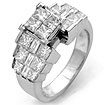 2.25Ct Princess Solitaire Engagement Anniversary Diamond Ring Platinum 950