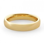 5.2gm 14K Plain Yellow Gold Comfort Fit Wedding Band 4mm