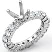 2.00 CT Round Diamond solitaire Engagement Ring 18K White Gold