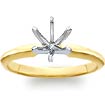 14k Yellow Gold Six Prong Solitaire Setting
